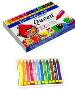 Bút sáp 12 màu Queen