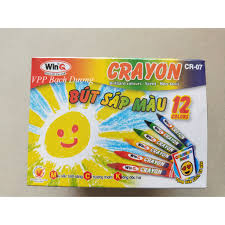 Bút sáp 12 màu Win CR07 (Sao chép)